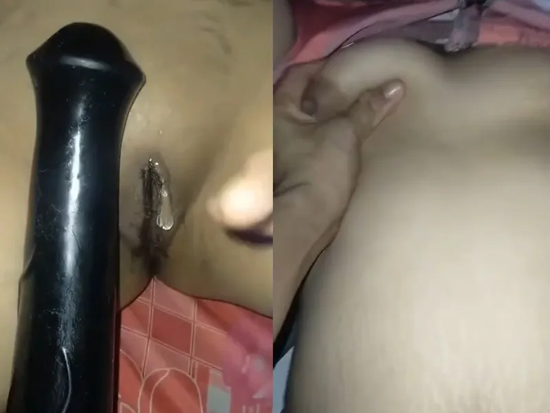 Cô bạn gái xinh tươi vú to lỗ lồn múp thẩm du bằng sextoy cực sướng
